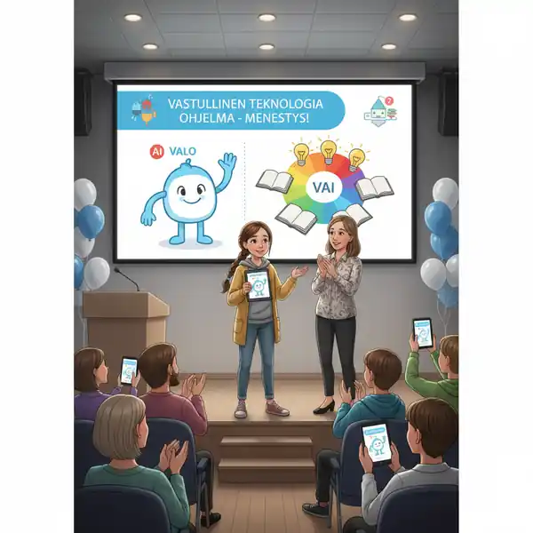 Kuvitus tarinasta: Tekoäly ja Aadan ihmeellinen löytö (kappale 58)