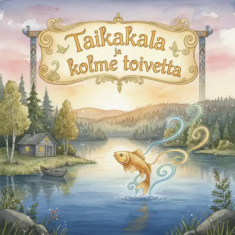 Kuvituskuva: Taikakala ja kolme toivetta