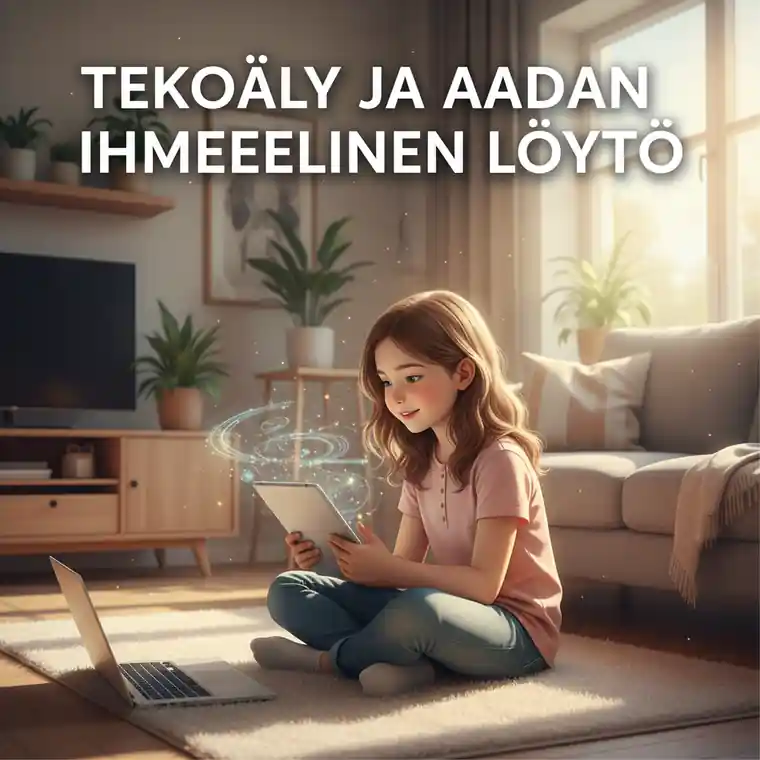 Kuvituskuva: Tekoäly ja Aadan ihmeellinen löytö